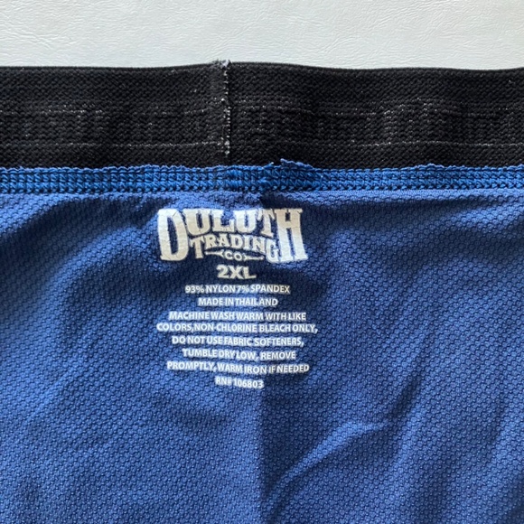 2 Pairs of Duluth Trading Buck Naked Briefs Mens Size 2XL (44-46), Black & Blue - Picture 7 of 10